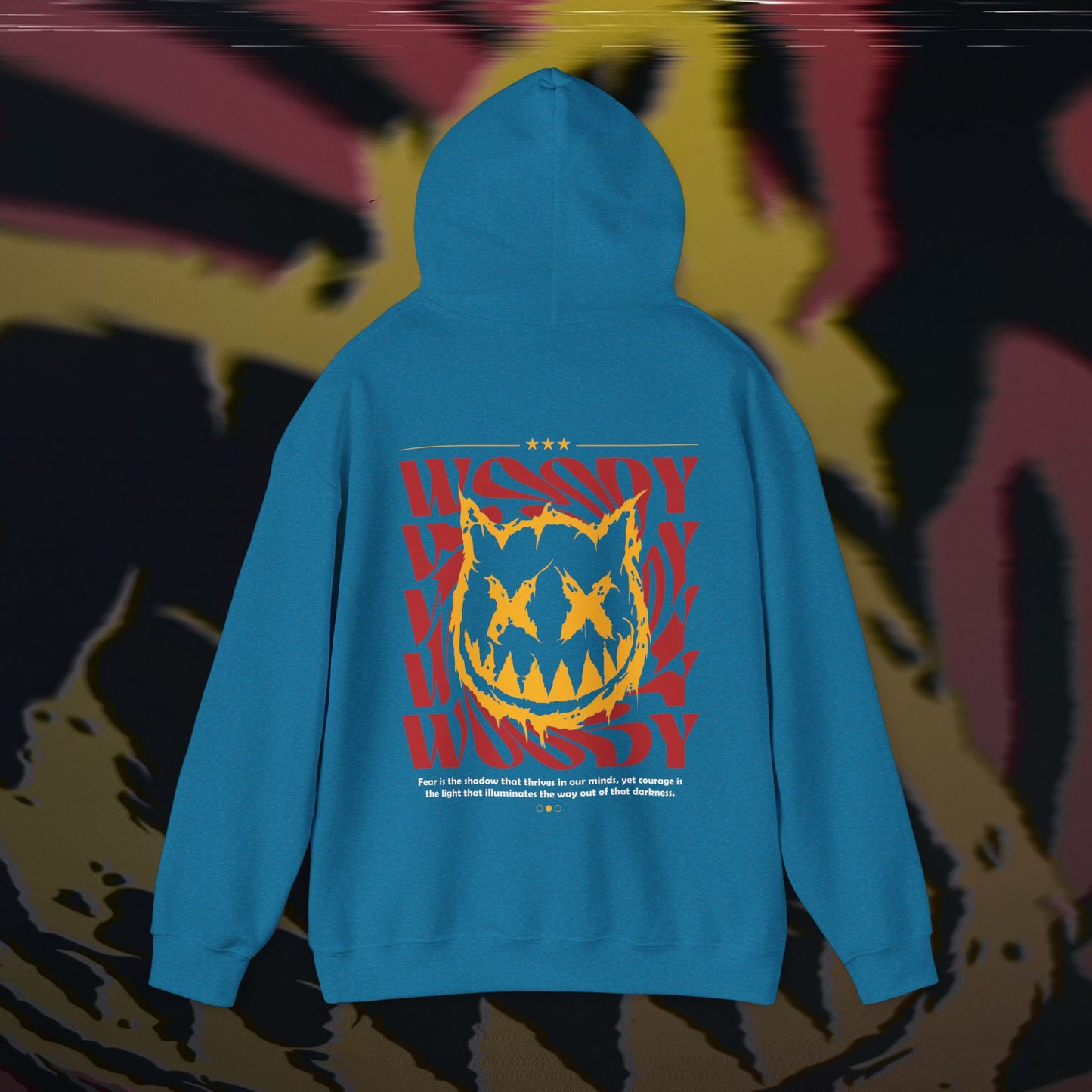 Face Your Fears - Antique Sapphire - Hoodie