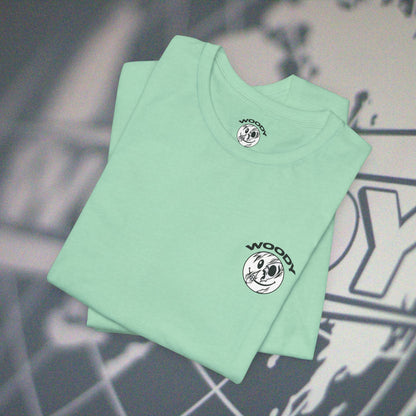 Woody Worldwide - Heather Mint - T-Shirt