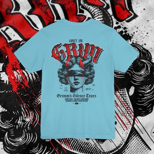 Lost In Grim - Turquoise - T-Shirt