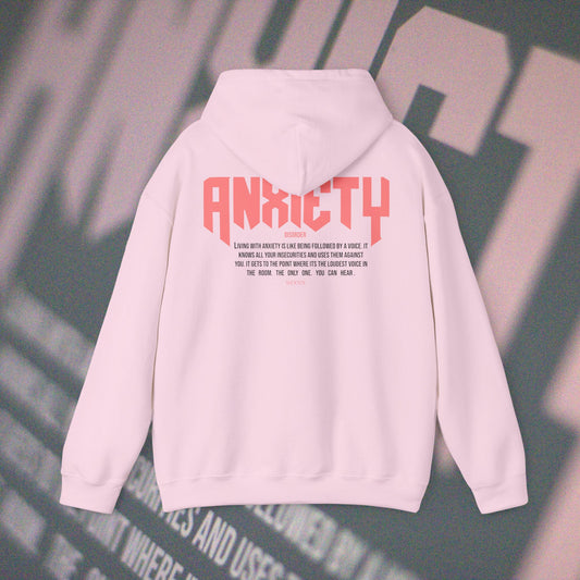 Anxiety - Light Pink - Hoodie