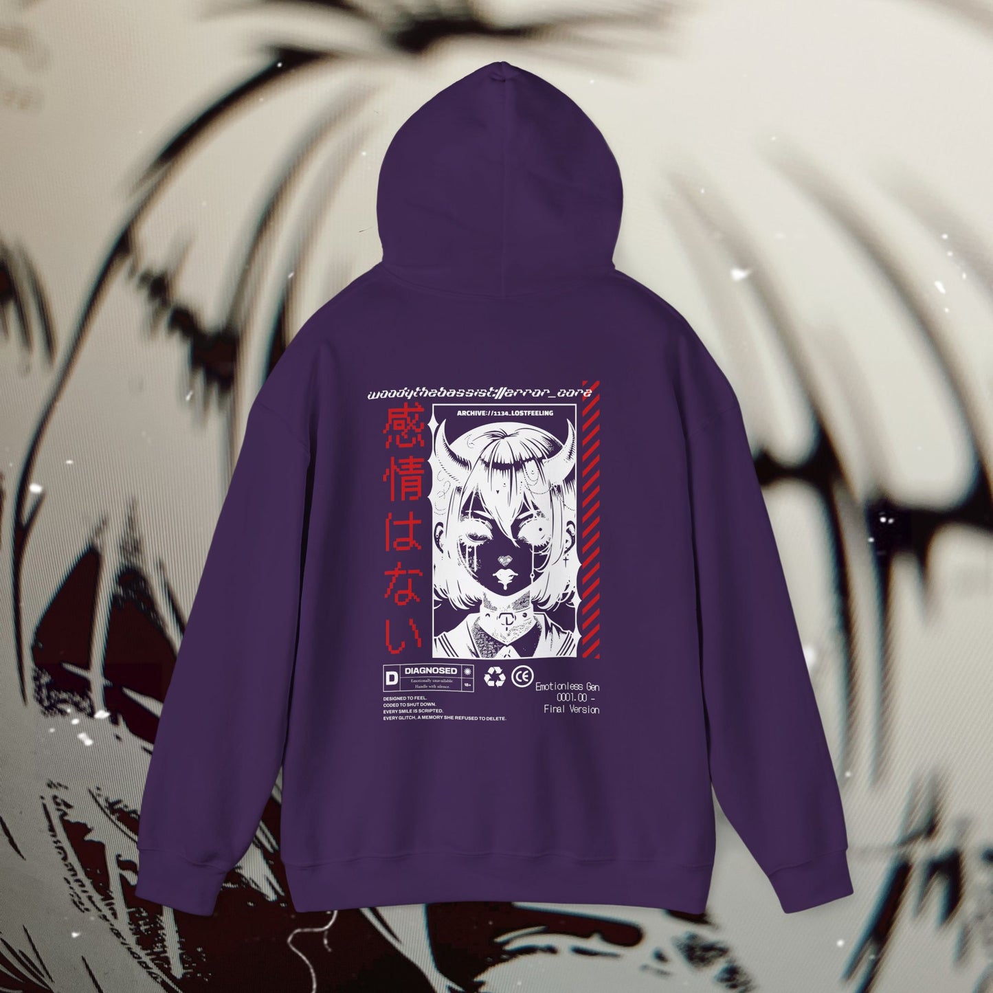 EMOTIONLESS_GEN - Purple - Hoodie