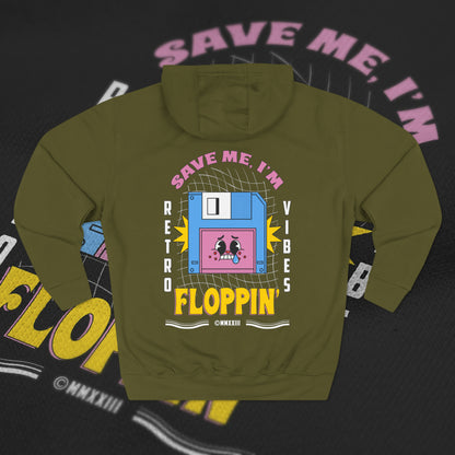 Save Me, I'm Floppin' - Army Green - Hoodie