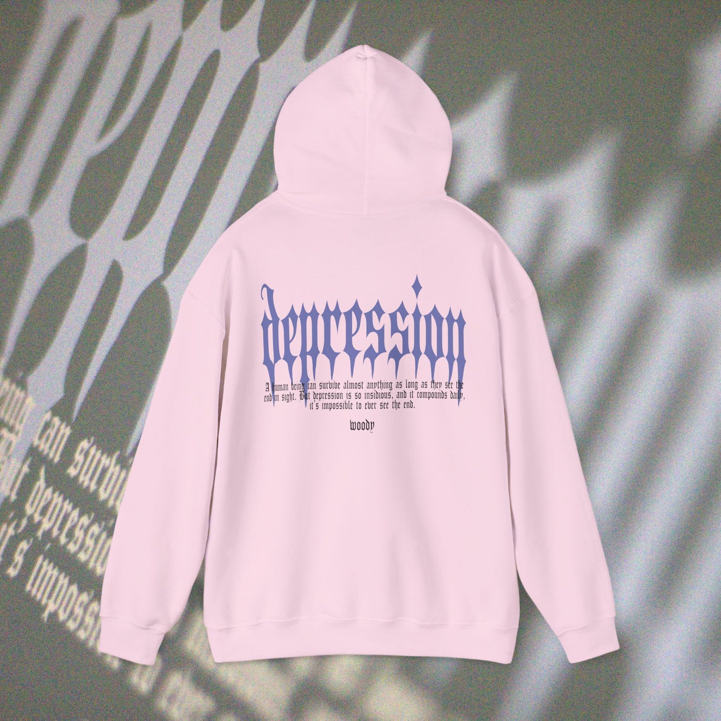 Depression - Light Pink - Hoodie