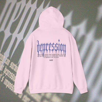 Depression - Light Pink - Hoodie