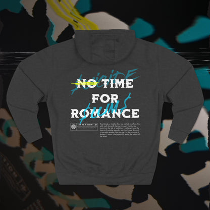 No Time For romance - Charcoal Heather - Hoodie