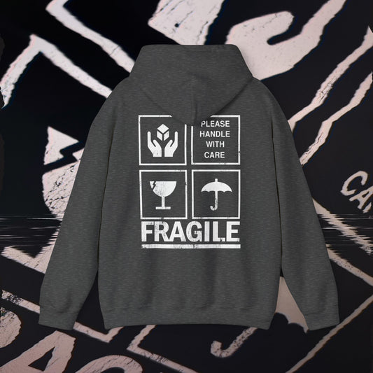 Fragile - Dark Heather - Hoodie