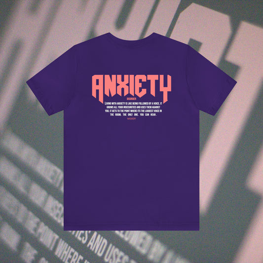 Anxiety - Purple - T-Shirt