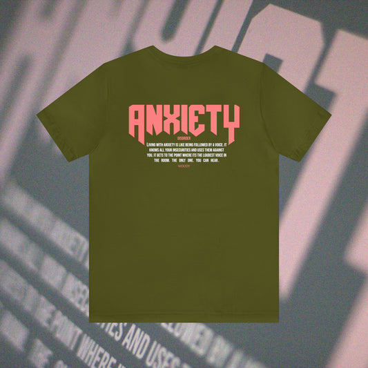 Anxiety - Olive - T-Shirt