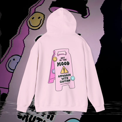 Not In The Mood - Light Pink - Hoodie