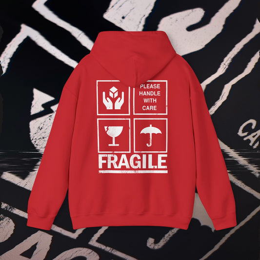 Fragile - Red - Hoodie