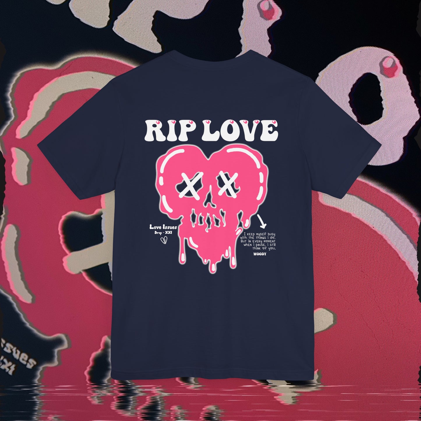 RIP Love - Navy - T-shirt