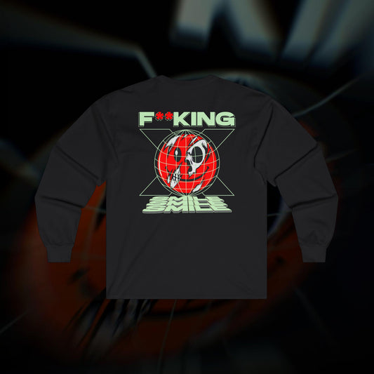 F**KING SMILE - Black - Long Sleeve