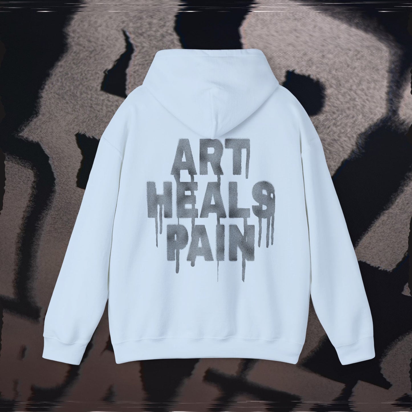 Art Heals Pain - Light Blue - Hoodie