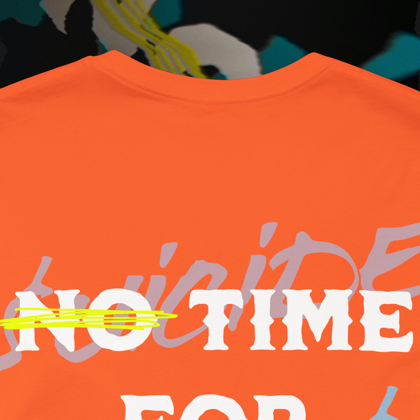 No Time For Romance - Orange - T-Shirt