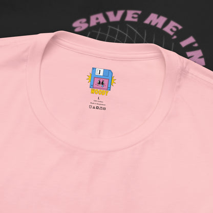 Save Me, I'm Floppin' - Pink - T-Shirt