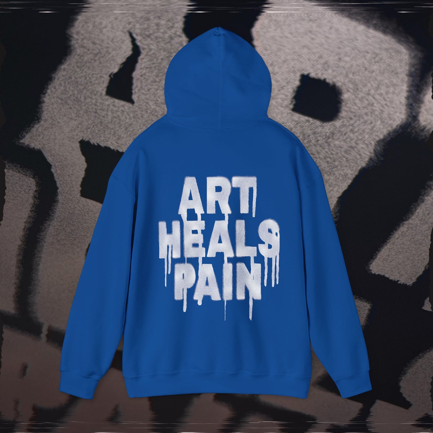 Art Heals Pain - Royal Blue - Hoodie