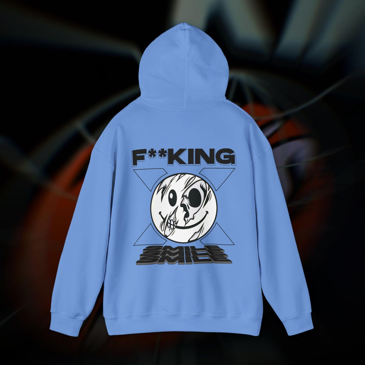 F**KING SMILE! - Carolina Blue - Hoodie