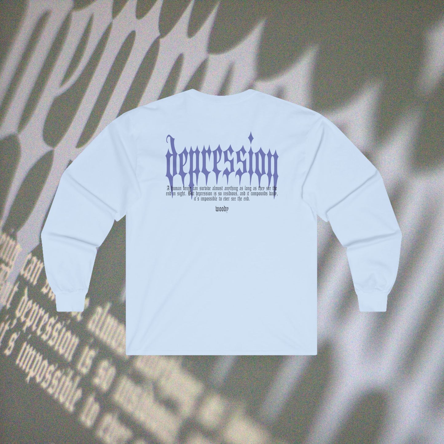 Depression - Light Blue - Long Sleeve