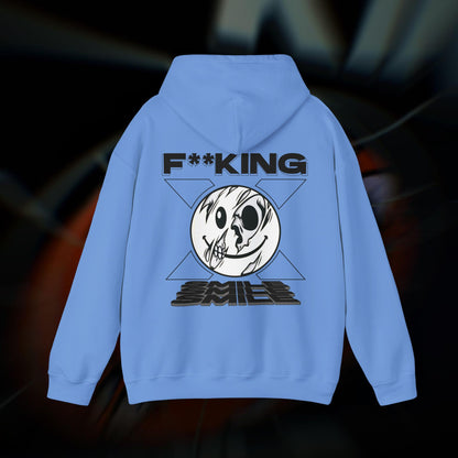 F**KING SMILE! - Carolina Blue - Hoodie