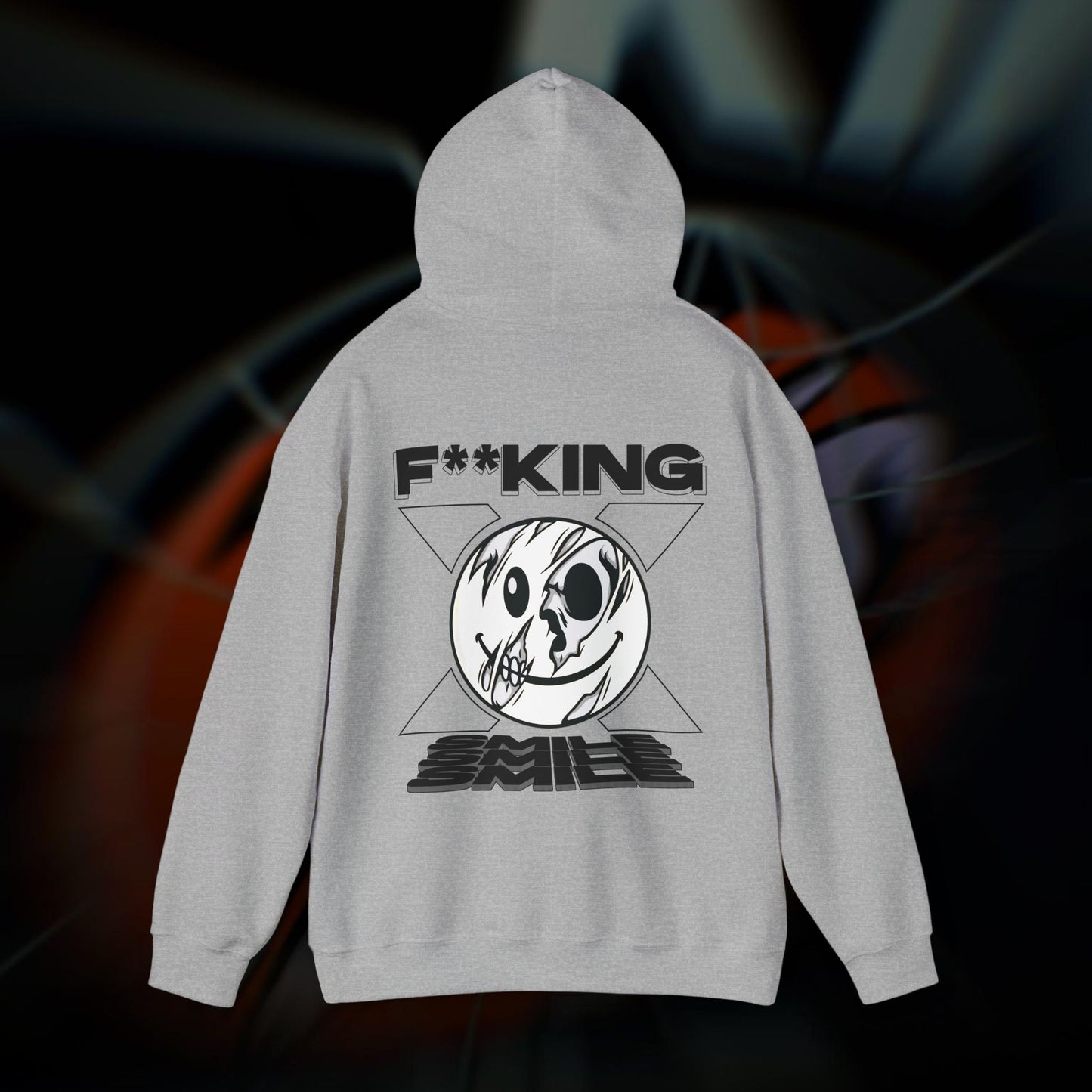 F**KING SMILE! - Sport Grey  - Hoodie