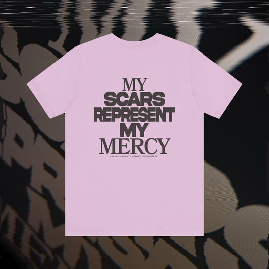 My Scars Represent My Mercy - Lilac - T-shirt