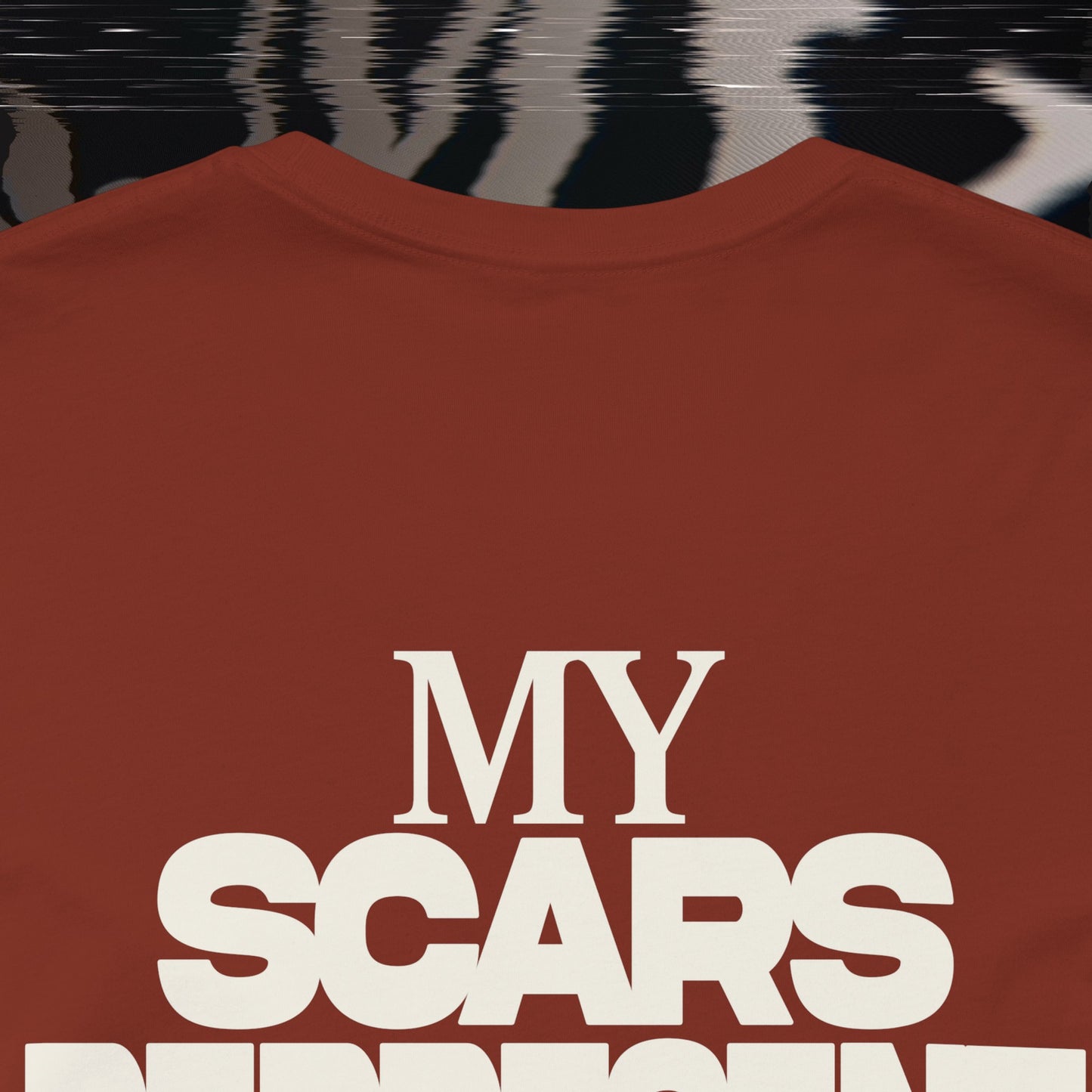 My Scars Represent My Mercy - Rust - T-shirt