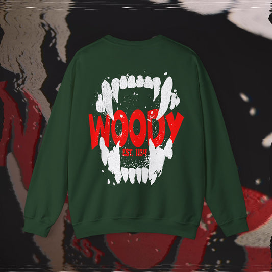 Bite Back - Forest Green - Crewneck