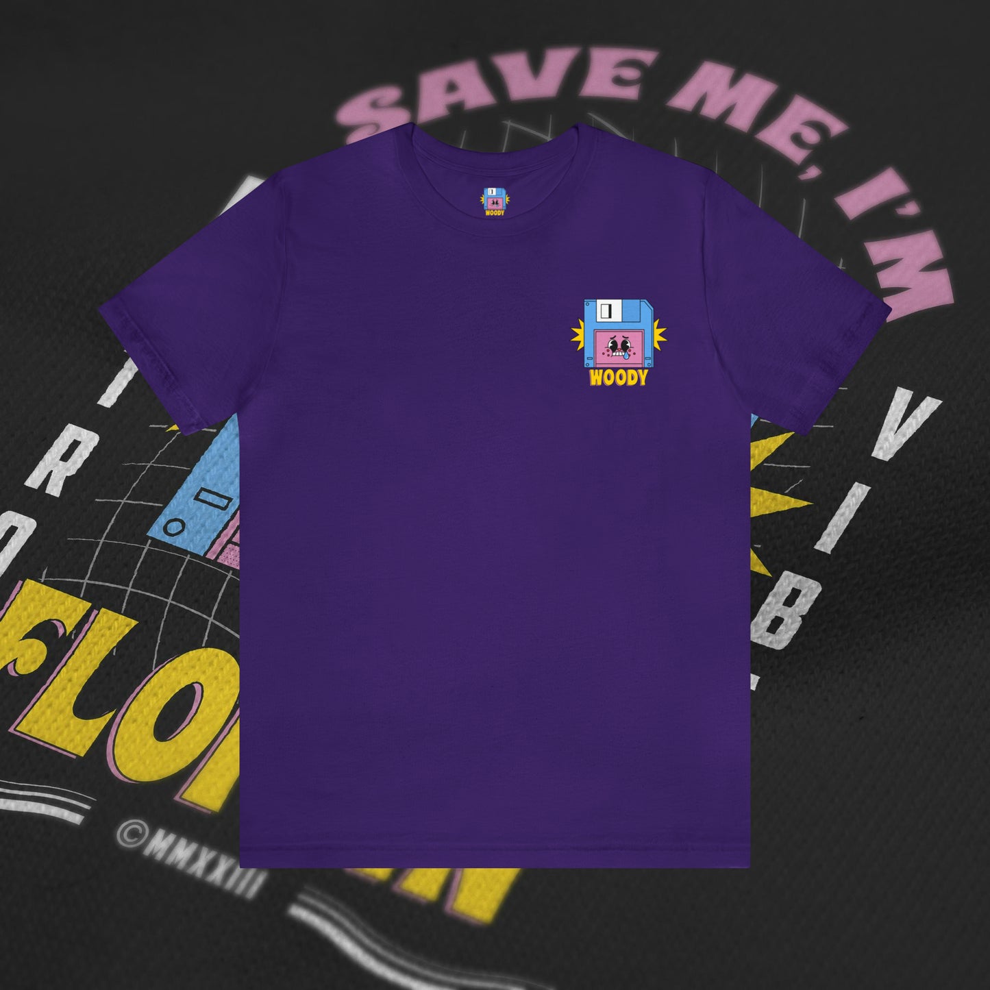 Save Me, I'm Floppin' - Purple - T-Shirt