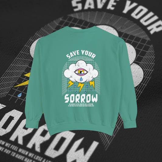 Save Your Sorrow - Light Green - Crewneck