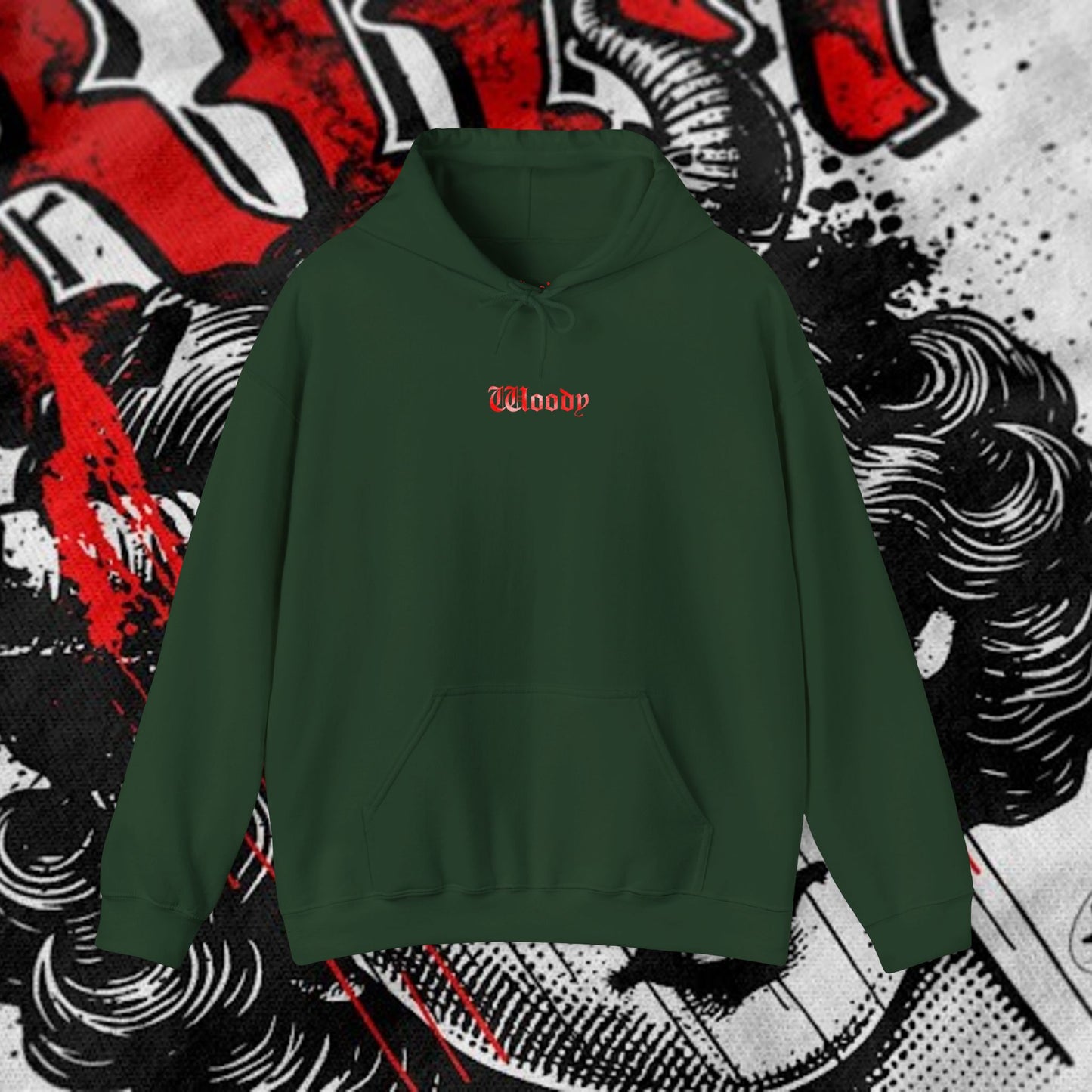 Lost In Grim - Forest Green - Hoodie