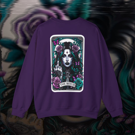 The Bitch - Purple - Crewneck