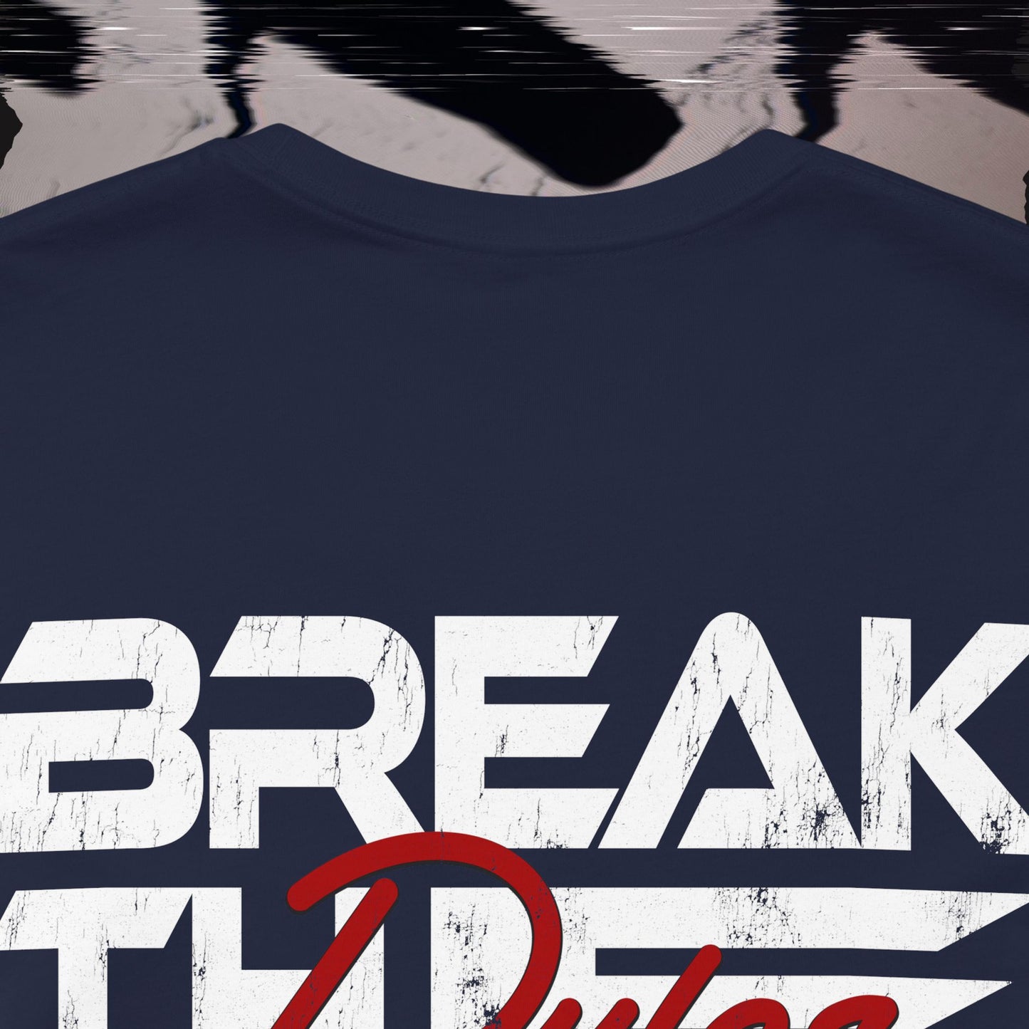 Break The Rules - Navy - T-Shirt