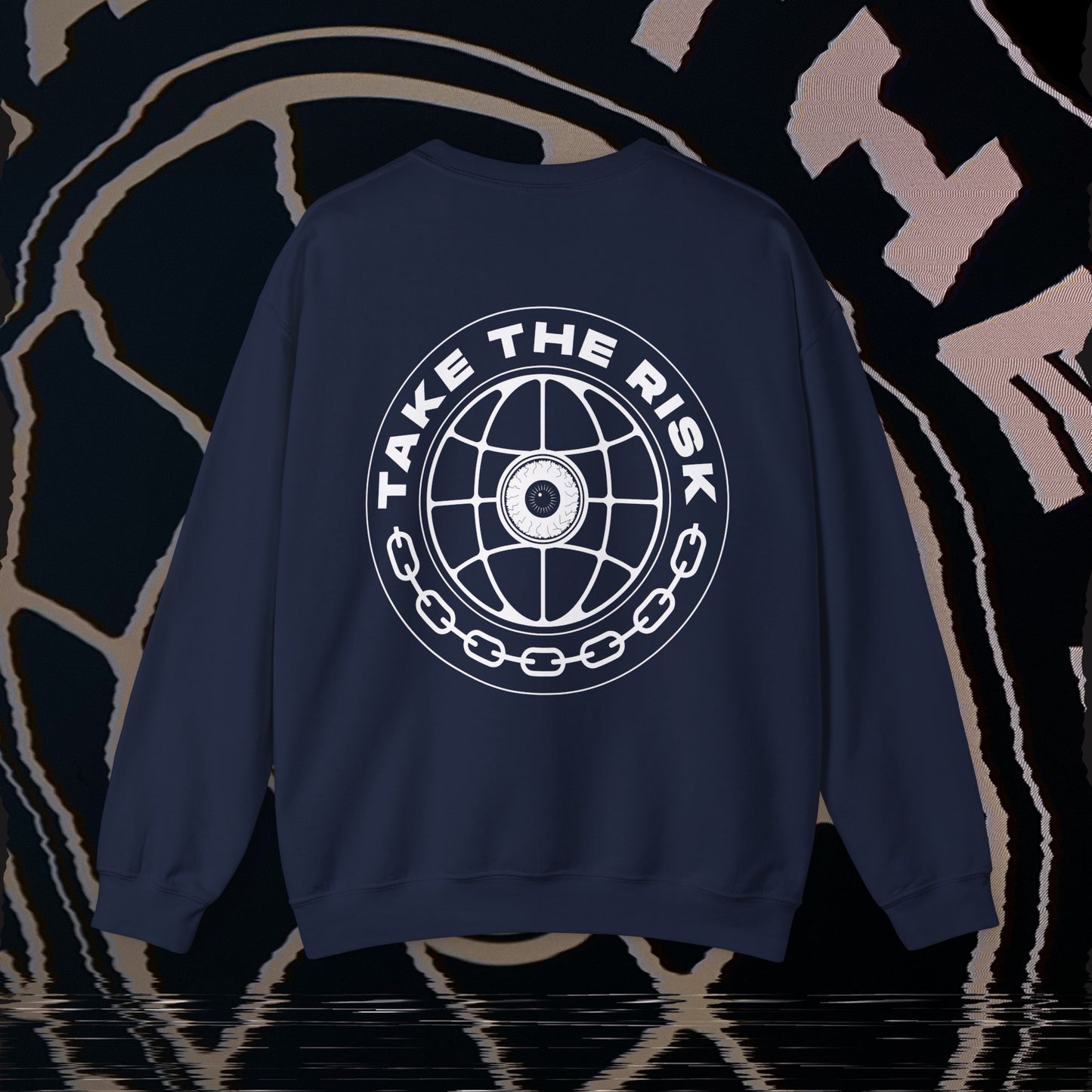 Take The Risk - Navy - Crewneck