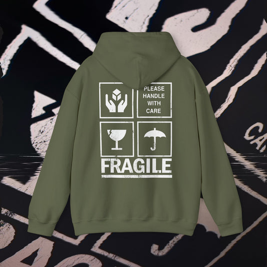 Fragile - Military Green - Hoodie
