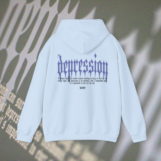 Depression - Light Blue - Hoodie