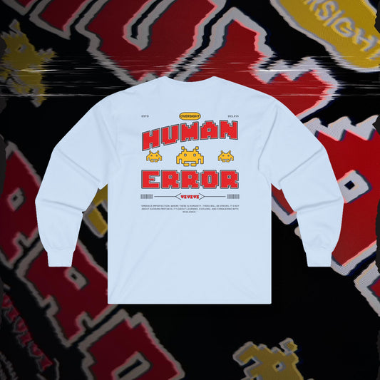 Human Error - Light Blue - Long Sleeve