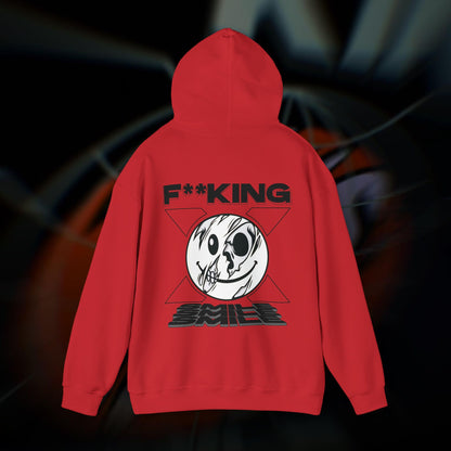 F**KING SMILE! - Red - Hoodie