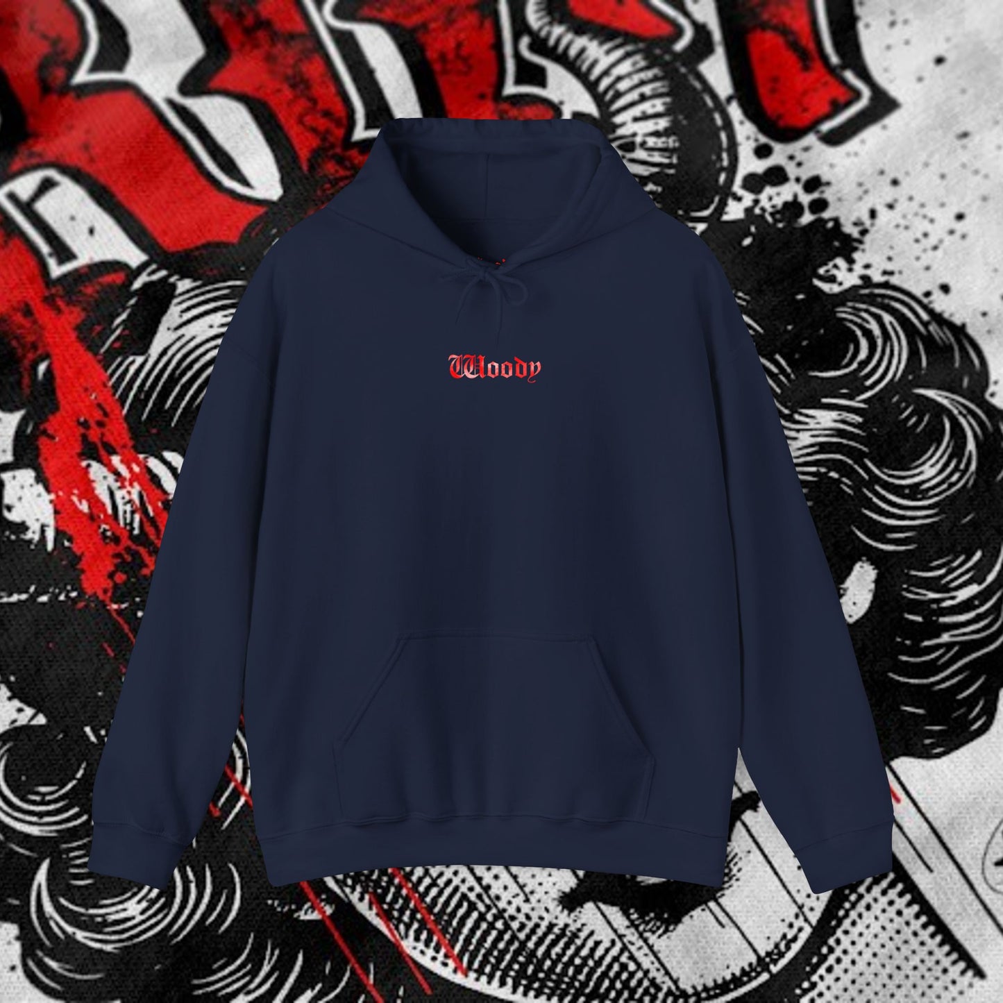 Lost In Grim - Navy - Hoodie