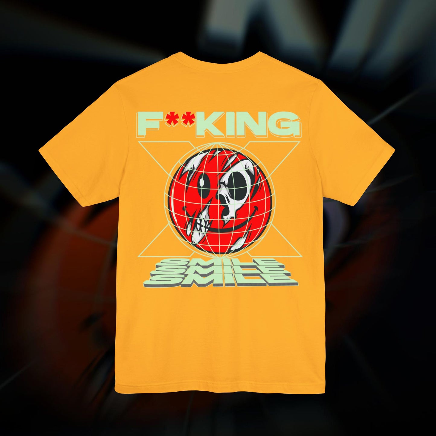 F**KING SMILE - Gold - T-Shirt