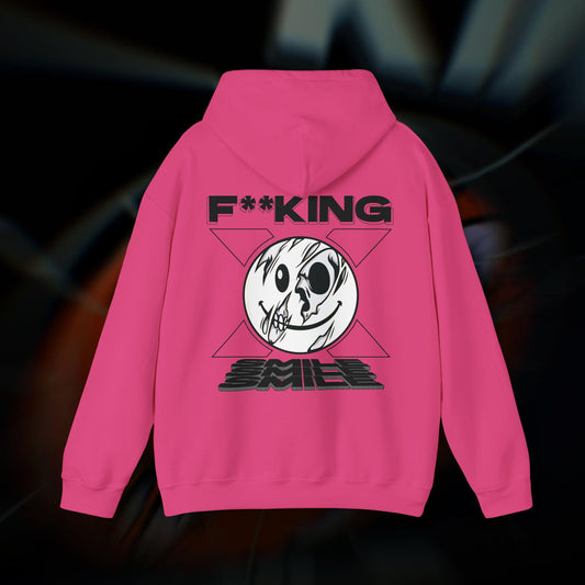 F**KING SMILE! - Heliconia - Hoodie