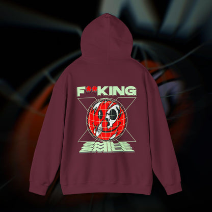 F**KING SMILE! - Maroon - Hoodie