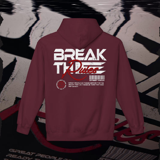 Break The Rules - Maroon - Hoodie