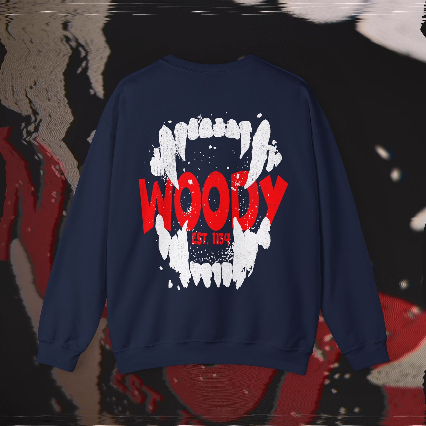 Bite Back - Navy - Crewneck