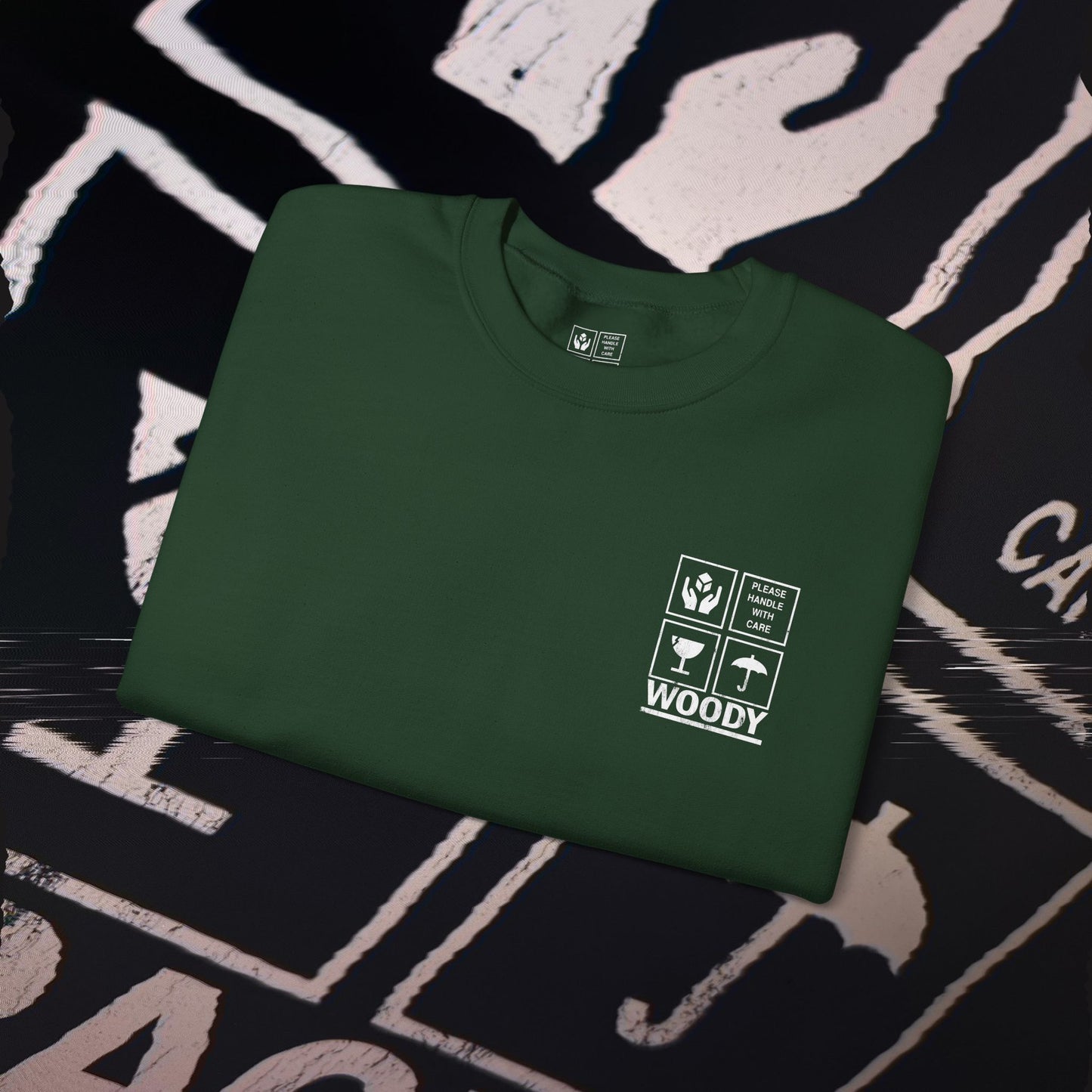 Fragile - Forest Green - Crewneck