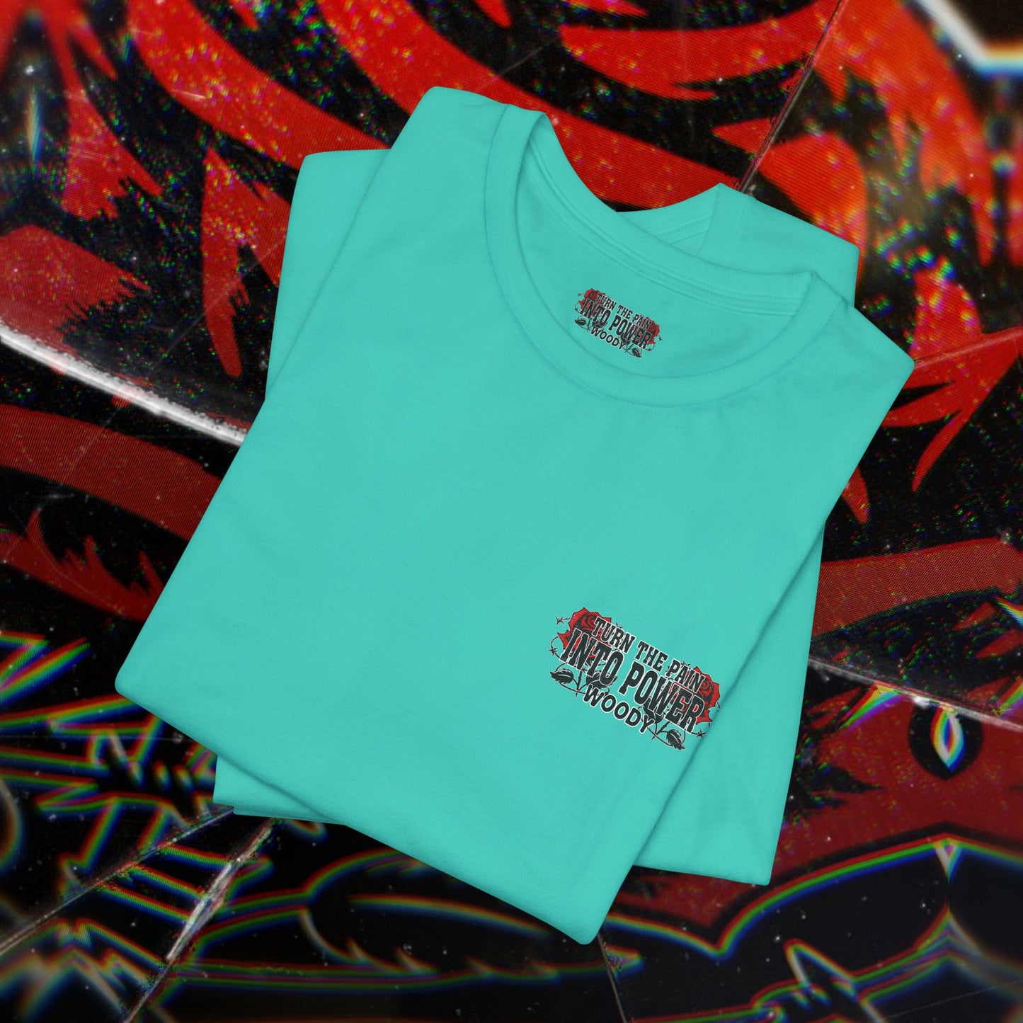 Pain To Power - Teal - T-Shirt