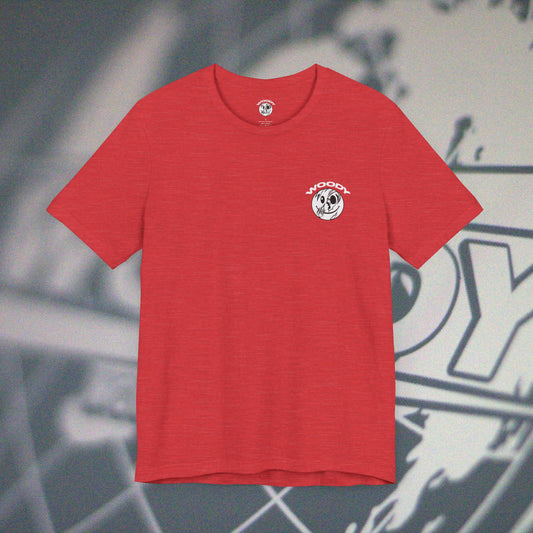 Woody Worldwide - Heather Red - T-Shirt