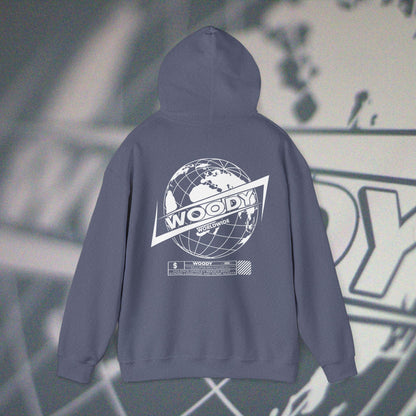 Woody Worldwide - Heather Navy - Hoodie