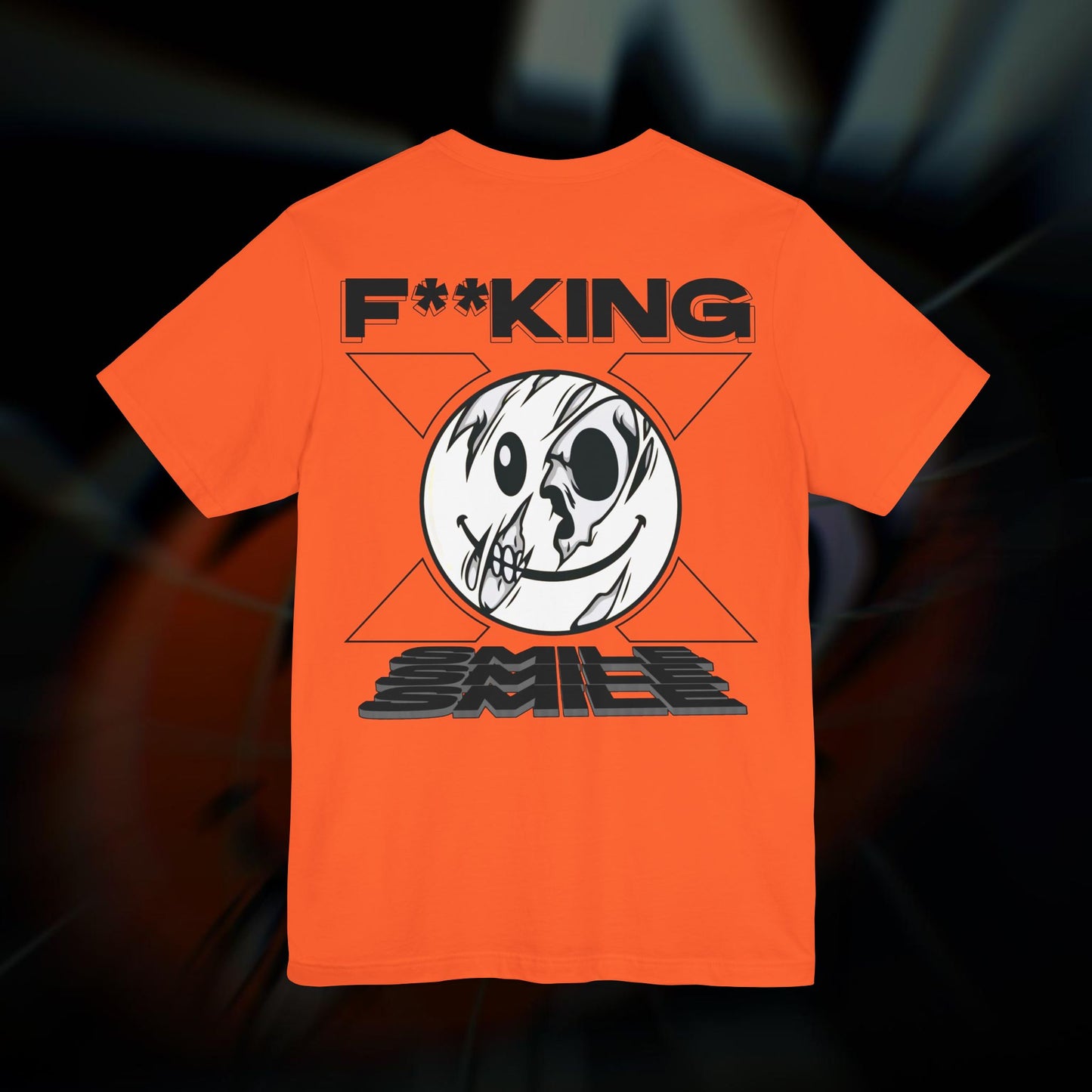 F**KING SMILE - Orange - T-Shirt