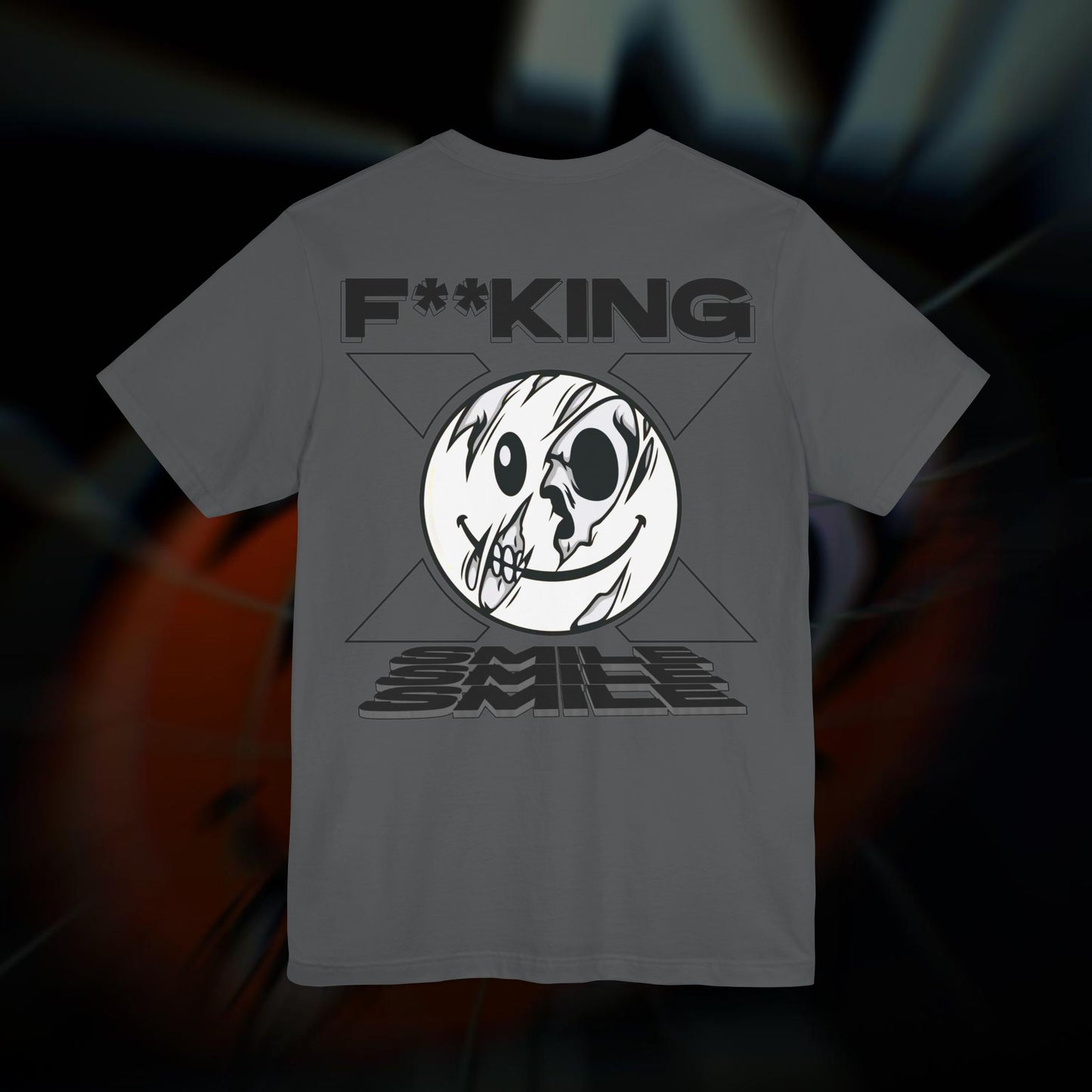 F**KING SMILE - Asphalt - T-Shirt