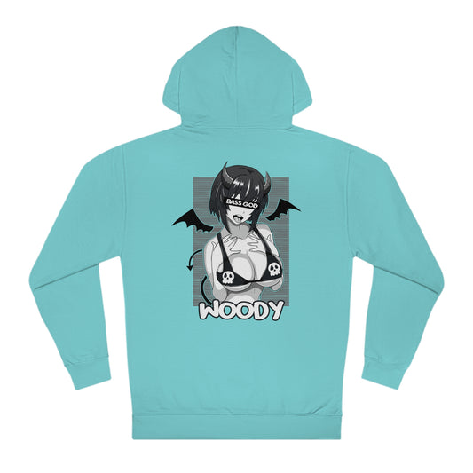 Bass God - Mint - Unisex Hooded Sweatshirt